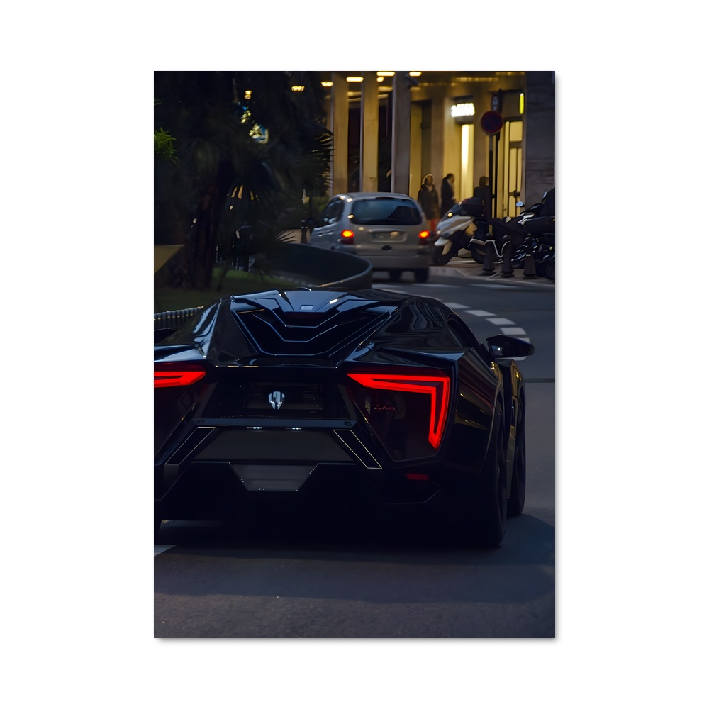 Poster Lykan Hypersport éclatant